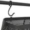 18" Black Metal Industrial Magazine Rack Holder